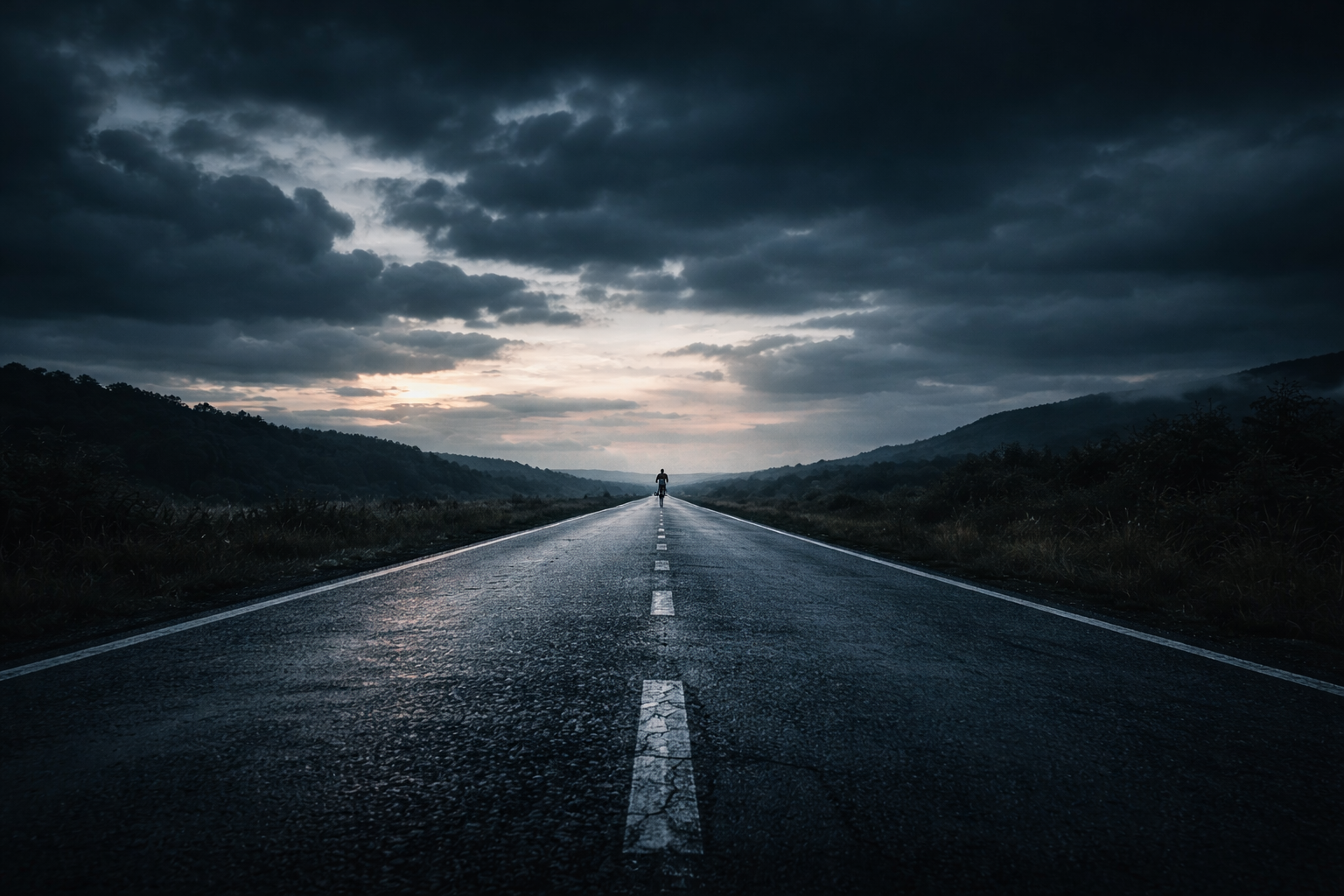 DraftForge AI cycling training on the open road — personalised plans for road cyclists